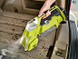 Ryobi SwiftClean Cordless Spot Cleaner Used in Car