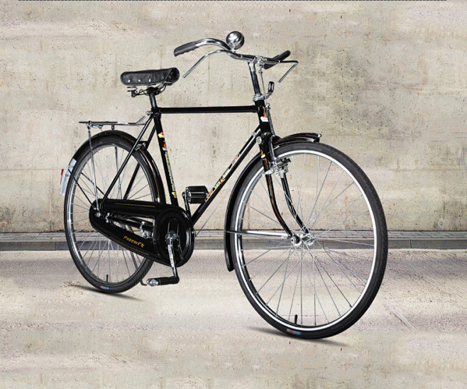 凤凰官方推荐怀旧老款经典旗舰老式28大杠成人复古男女自行车单车t