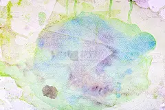 抽象水彩艺术手绘在白色的背景