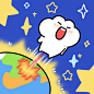 情侣头像 飞出地球