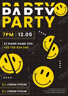 表情包海报 【酷图网】创意,潮流,卡通,笑脸,表情包,几何线条,字母排版,设计,海报,AI,图案,图形,矢量,素材,