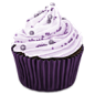 cupcake, purple, sweet icon