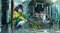 Anime 3840x2160 anime anime girls cats rain umbrella