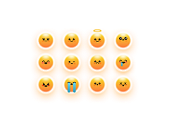 iiva采集到表情emoji