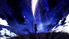 天空流星 女生 你的名字动漫壁纸