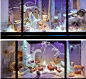 · 陈设配饰艺术品赏析 ·
 
 
Mulberry Harrods 圣诞橱窗 
 由英国知名装置艺术大师及艺术总监Shona Heath设计，仿佛梦境一般日童话。