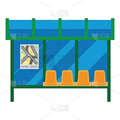 塑胶,公共汽车站,巴士,金属,长椅,城镇,座位,无人,运输