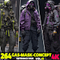 264 4K Gas Mask Reference Pack Vol.03