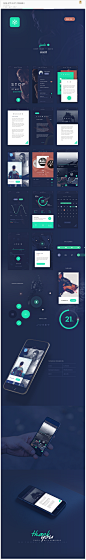 FADE APP UI KIT | FREEBIE | on Behance