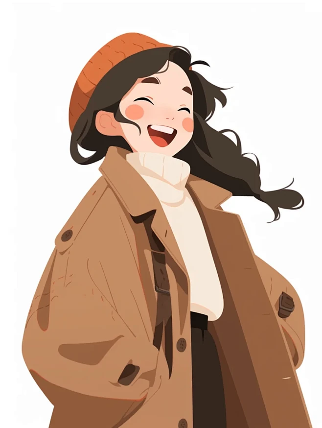 极简主义｜扁平插画｜头像