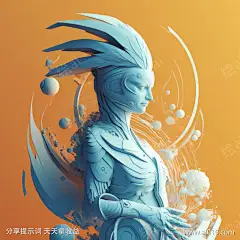 建模神像_提示词查看_Midjourneyai绘图工具关键词描述词咒语_1024X1024像素-神话,雕塑,神像,建模,渲染,3D-提示词编号:2023072715147678-绘ai-www.ai016.com-素材库-sucai1.cn