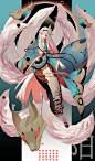 @网易阴阳师手游 @阴阳师手游同人账 #百绘罗衣# 
爆肝2019，终于肝了一堆图过来惹，这次分别摸了
玉藻前-九星逐阳（让舅舅幸福一下）
彼岸花-墨染彼岸（黑色的彼岸花）
阎魔-散月冥霜（原来白皮，后来不小心涂黑觉得很带感就换成了黑皮）
审核通过我会把投稿连接丢到评论。
终于发了，心里好安慰啊- - ​​​​