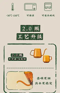 永璞器具|2.0手冲壶马克杯复古彩色高硼硅耐热玻璃长嘴细口-tmall.com天猫