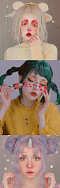 anzujaamu 妆容很赞的小姑娘  百变小精灵‍♀️ ​​​​