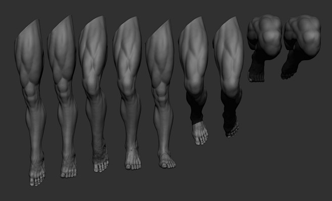 Male leg poses, Dani...