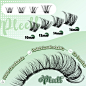 Amazon.com: Fluffy Lash Extension Kit Wispy Eyelash Extension Kit 10-18MM Natural Lash Clusters 180PCS Cluster Eyelash Extensions with Lash Bond and Remover and Lash Applicator DIY Lashes Extension by Pleell : Beauty & Personal Care