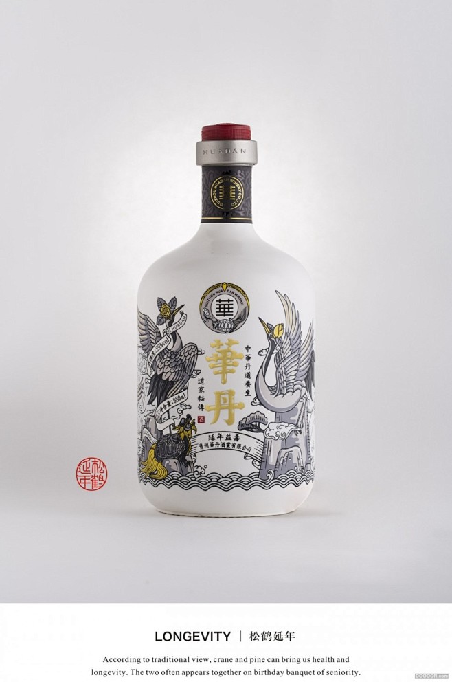 华丹养生酒品牌包装设计-深圳UNIDEA...