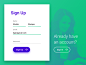 Dailyui001 signup