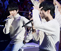 -小柒冉采集到tfboys【4】秀恩爱你懂得。凯源