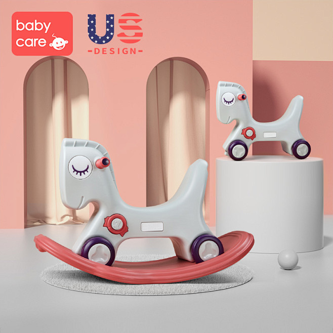 【双11预售】babycare儿童摇摇马...