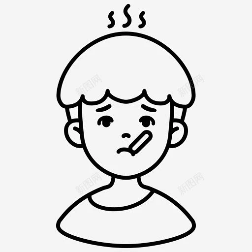 发烧图标-花瓣网