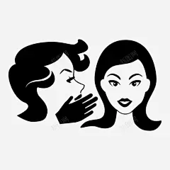 八卦谣言耳语图标 设计图片 免费下载 页面网页 平面电商 创意素材