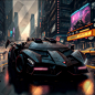 Lamborghini Batmobile Concept A.I Art imagem 1