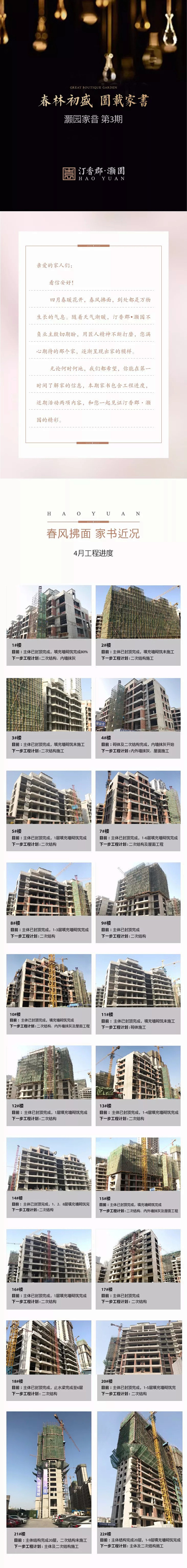 工程进度‖春林初盛 园载家书 _家书微信...