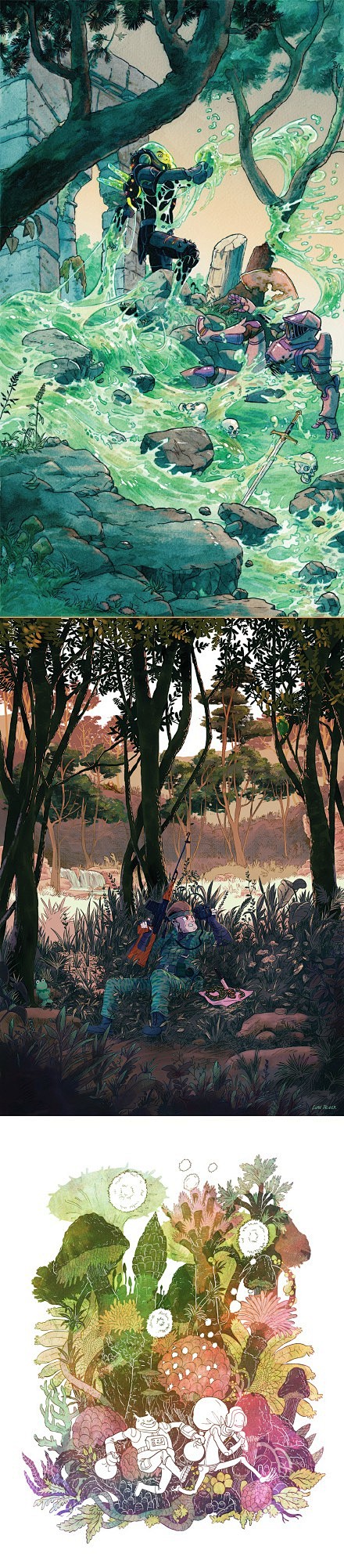 漫画家 、概念艺术家Evan Palme...