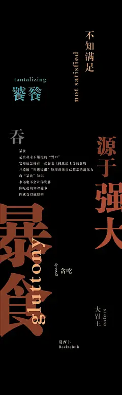 查看《seven设计工作室—《七宗罪》系列海报》原图，原图尺寸：450x1448@北坤人素材