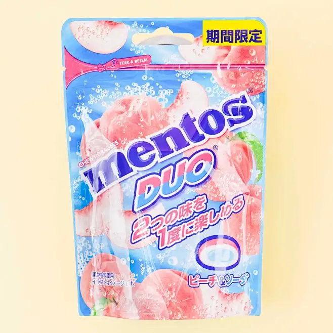 Mentos DUO Candy - Peach & Soda : Explore a different kind of candy ...