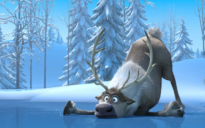 冰雪奇缘斯文sven高清电脑壁纸