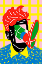 Juxtapoz杂志 -  Toni Halonen的Bold Graphics