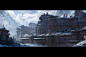 Fortress in high mountain, Chang-Wei Chen : A Fortress in high mountain. This is also my final work for CGMA environment design 1 class.