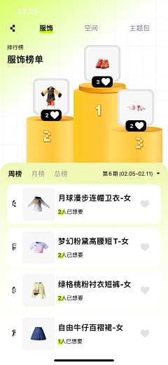 呆呆小朋友采集到UI_排行榜（APP）