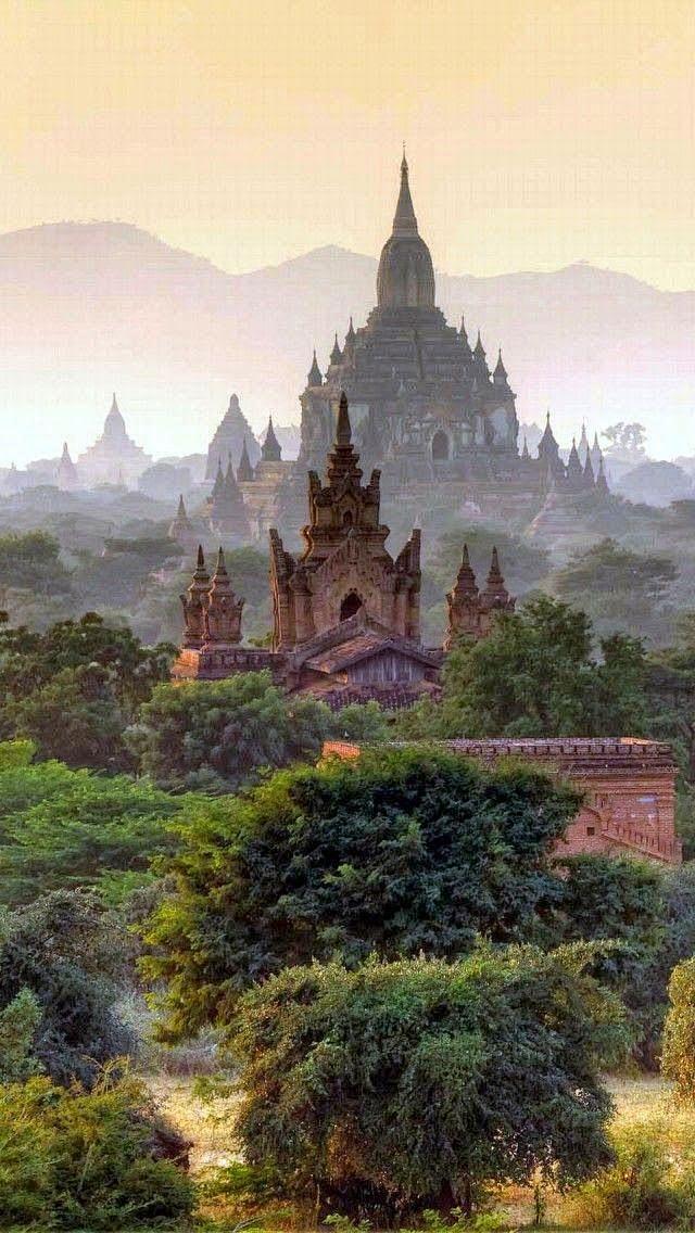 缅甸Bagan, Myanmar. _自...