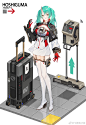 #明日方舟##明日方舟同人#明日方舟超话 摸个双马尾星熊 圣诞快乐 （改） ​​​​