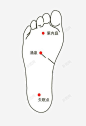 人体脚底穴位 页面网页 平面电商 创意素材