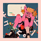 画师 mochipanko   个性插画 ​​​​