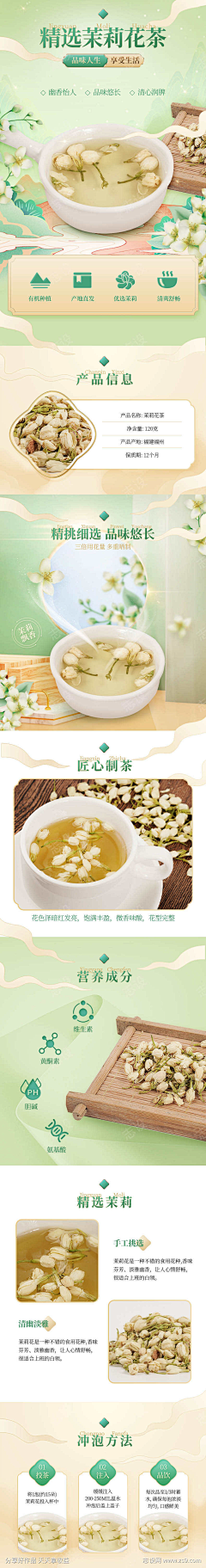 乐淘心知采集到茶叶详情页