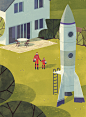 Inmédiats : Two full-page illustrations I made for french science review Inmédiats - Summer 2016 issue.
