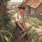 AI绘画_Prompts_tgleaf_14_year_old_human_boy_dnd_5e_medieval_village_farm_setti_4dc519ab-7db6-4b29-993c-8517d9143aa6_xpanx.com