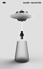UFO 加湿器 香薰 saucer humidifier 幽浮