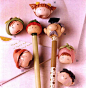 超简单的手工diy软陶制作小粘土笔帽小玩偶教程http://www.yipinpo.com #手工#
