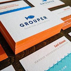 Grouper Business Card - Shot 2