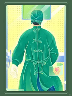 中国医师节插画｜致敬每一位生命的守护者_3_一颗牙精-_来自小红书网页版