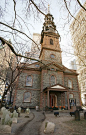 St. Paul's Chapel.across the street from Ground Zero...suffered not even a cracked window when the Twin Towers fell.