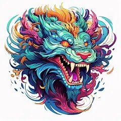 龙年元素素材图AI图数字艺术图AI图