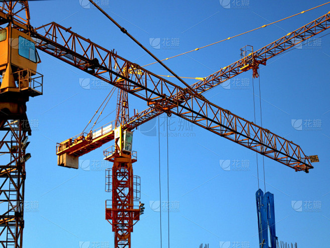 建筑工地,起重机,商务,举重训练,技术,现代,工程,建筑业,钢铁,设备用品