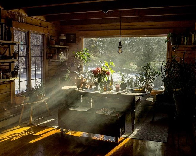 木屋·清晨